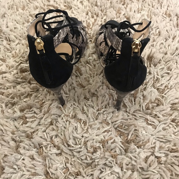 Black snakeskin Alexandre Birman sandals - Picture 4 of 6